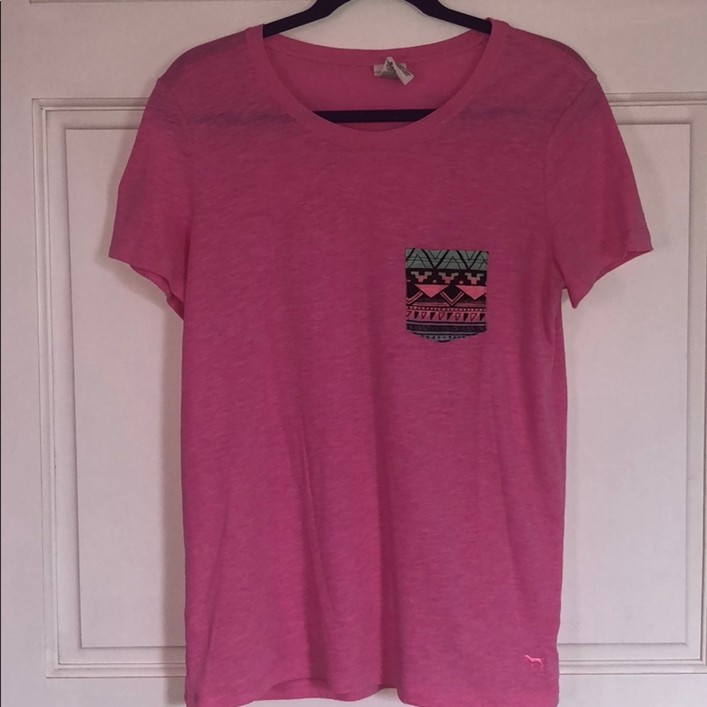 PINK | Pink Pocket Tee